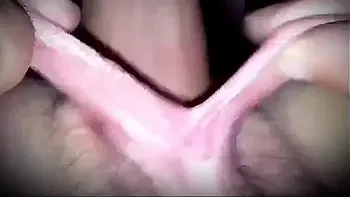 Lux gets her huge pussy lips fucked and stretched