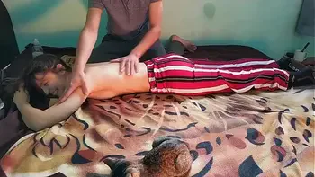 Friendship night ends in hot massages and passionate sex