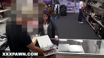 XXX PAWN - Desperate MILF Sells Her Husband's Baseball Cards For Bail Money