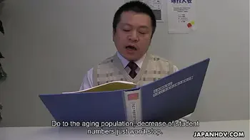 Japanese student, Sayaka Aishiro gives blowjobs to her professor, uncensored