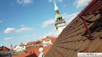 PUBLIC SEX ON THE ROOF FROM BRNO - littlecaprice.com