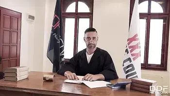 Court day ends with double penetration orgy feat. Aisha & Helena Valentine