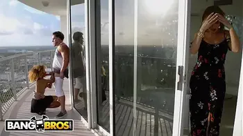 BANGBROS - Peter Green Cheats On His GF With Busty Stepmom Britney Amber