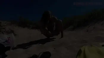PISS PISS TRAVEL - Russian nudist girl Sasha Bikeyeva pissing on a public beach Doninos on Galicia Spain