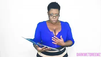 An Open Mouth Policy | Natural Ebony BBW