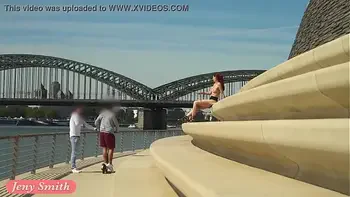 Jeny Smith compilation. Naked in public with flasing and body art scenes.