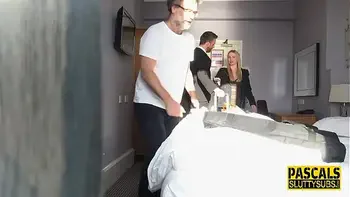 Eaten out fetish sub gets banged and jizzed