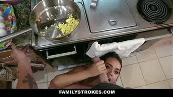 stepDad and stepdaughter fucking around behind stepmom's back