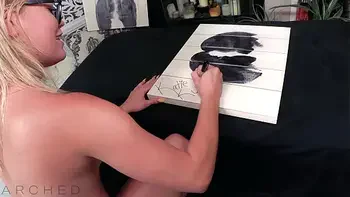 ARCHED -Katie Kush & Laz Fyre Flexible Oiled Sex