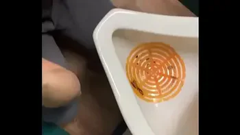 Toilet pig fuck at public restroom