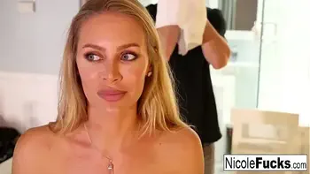 Hot Nicole Aniston treats a dude like a pornstar