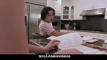 MYLF - Big Fake Tits Milf (Melissa Lynn) Goes Down On Young Stud