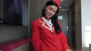Air Hostess Katie Oliver