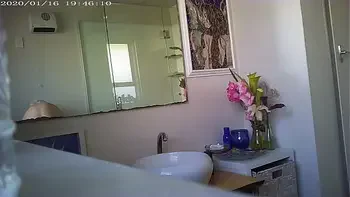 granny in bathroom