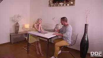 Blowjob daydreamer Olivia Sin fantasizes of deepthroating her tutor's cock