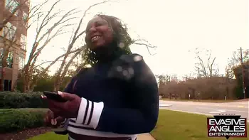 EVASIVE ANGLES Horny Black Mothers #17. Poizon Ivy picks men up on the street and fucks them by squatting her massive ass on their face.