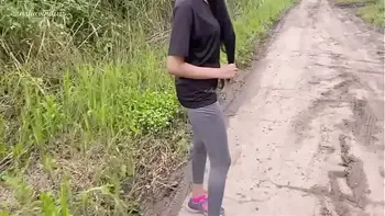 Stranger Met at the Jogging Path Fucked me Hard.