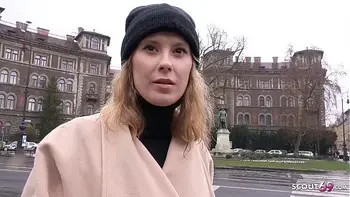 GERMAN SCOUT - SLIM GIRL CASEY PICK UP FOR FUCK AT STREET CASTING