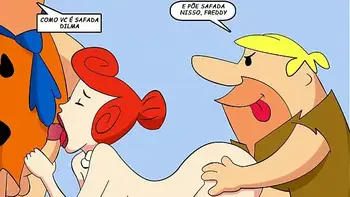 Uma Suruba em Família - HQ Pornô - Os Flintstones