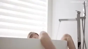 Sexy Lesbian Teen Caught Masturbating in the Shower