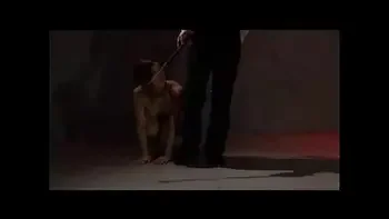 Japanese girl trained to behave like a dog