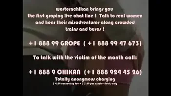 Hot blonde gets groped