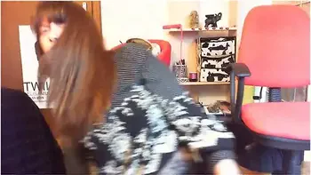 Hardcore Pee Suffering On The Floor Do You Want To Drink All?