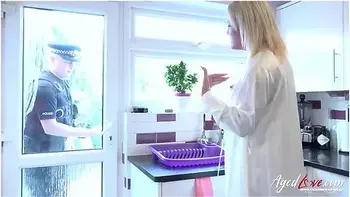 Massager Massages A Woman With His Penis