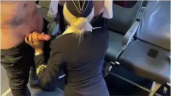 Alexa Bunny In Married Newcomer Stewardess Fuck With Both Pilots During Flight (dp)
