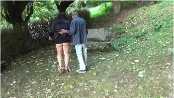 Outdoor Anal Fuck And Creampie For Pamela