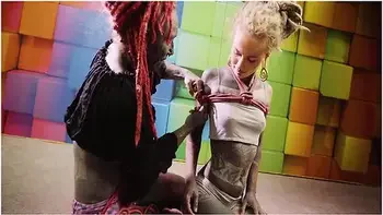 Shibari Tutorial - & Tricks And Hacks - How To Bondage Masterclass - Petite Blonde And Lily Lu