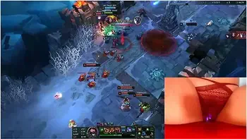 My New Toy Makes Me Cum Multiple Times While Playing League Of Legends #12 Luna With Gamer Girl