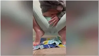 Little Piss Slut Was Desperate She Let It Go In Her Shorts