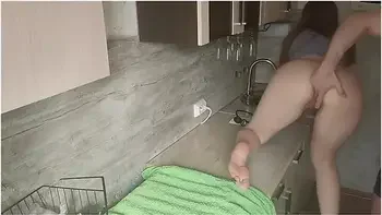 Fucked Her Tight Ass And Pumped Her With Thick Sperm