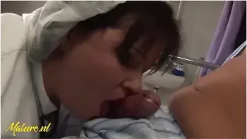 Horny Patient Fucked His Nurse In Her Ass & Creampied Her