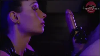 Failed Cum Countdown Latex Gloves Edging Throbbing Handjob