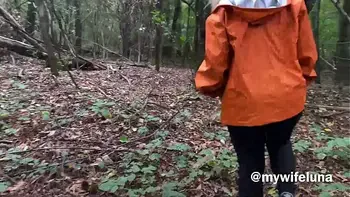 Luna Green goes in search of chestnuts and finds a nice big cock for her ass