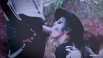Slutty Skeleton Public Creampie POV - Molly Pills - Big Ass American Ghost Story 1080p
