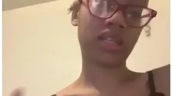 Cute Light Skin Ebony Giving Joi