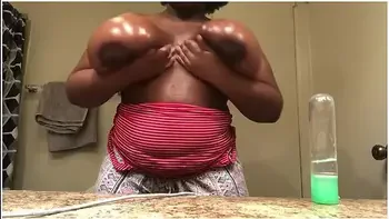 Oiling My Titties Because Why Not