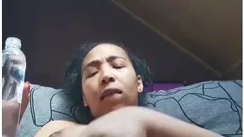 She Just Love To Play With Fruits And Eat It All With Taste Of Pussy