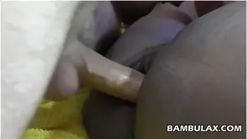 Sweet And Soft Ebony Pussy Receives Hot Sperm Inside