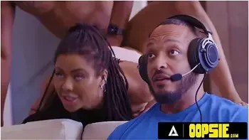 Stacked Kira Noir Pays Delivery Guy With Sneaky Hard Rough Sex While Boyfriend Is Gaming