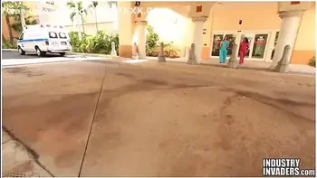 Interracial Nurse Threesome