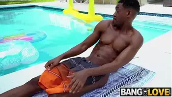 Step Daughter Destiny Cruz Poolside Fuck