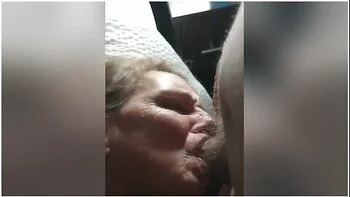 Granny Sucking Dick Like A Pro Amateur Blowjob