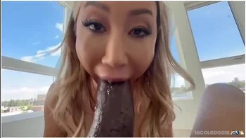 Huge Black Cock Destroys Hot Asian Slut - Dredd And Nicole Doshi