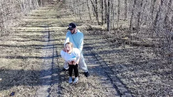 Mya Lane Outdoor Hardcore Fuck Drone Follows MILF Public Sex