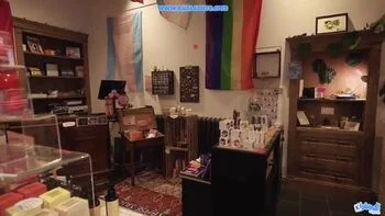 Amateur French Alt Girl Sells Sex Toy in Shop - Big Natural Tits Homemade POV