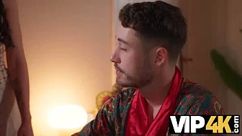 HD 1080p VIP4K: Hot Brunette Veronica Leal Dominated in First Time Ass Licking with Rich Man